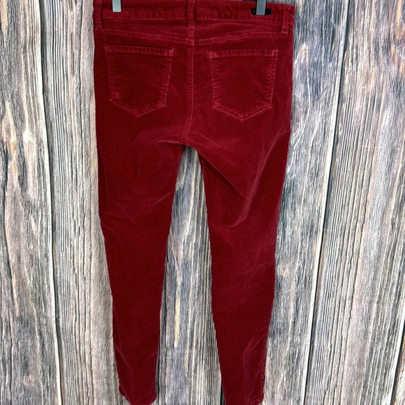 KUT Cranberry Colored Corduroy Pants- 6P - Picture 7 of 16